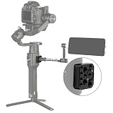 FEICHAO Camera Mounting Plate for DJI Ronin S with Arri 1/4 3/8 Locating Holes for Monitor Microphone Magic Arm Handle Attach