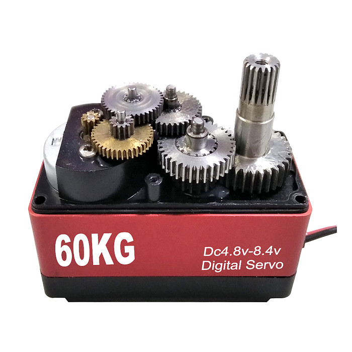 FEICHAO 60KG Digital Servo High Torque 6v-8.4v Waterproof Metal Gear Servo for 1/5 RC Cars, Compatible with Futaba JR SANWA Hitec Jumper Flysky Frsky TX