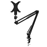 XT-XINTE Multifunctional Desktop Clip Metal Hanging Arm Suspension Bracket​ Universal Photographic Photography Live Video Stand w/ 1/4 Connector