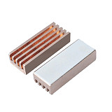 XT-XINTE 8PC 12*14*5.5 / 22*8*5 Pure Copper Heat Sink w/ Adhesive for Motherboards Graphics Cards and Other Chips