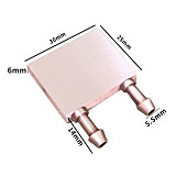 XT-XINTE Graphics Card Laptop Cooling Water Block Notebook Cooling Brazing Water head Water Cooling Block