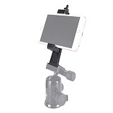 FEICHAO Portable Phone Mount Phone Holder Clamp Clip with Cold Shoe 1/4'' Screw Tripod Mount for 58-100mm Smartphone