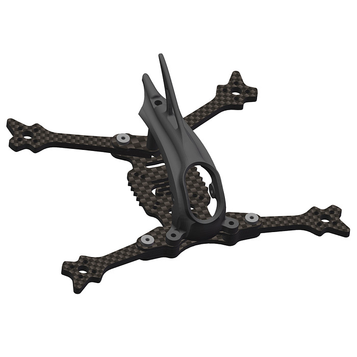FEICHAO AlfaRC Herbie 125 75MM 3inch Toothpick Frame Kit RC Drone FPV Racing Quadcopter support 1103 1104 1105 1106 1204 Brushless Motor