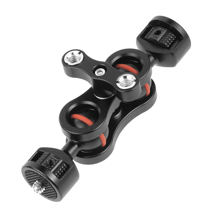 Camera Magic Arm Double Ball Head with Crab Claw Clip Universal Monitor Bracket Super Clamp Holder Stand Video Light SLR Photo