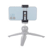 BGNing ABS Mobile Phone Clamp Tablet Fixing Clip Live Light Selfie Stick Phone Holder Desktop Bracket for Smartphone Width 245mm