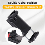 Universal Mobile Phone Clip Adapter with Cold Shoe 1/4 Screw Hole for Tripod Monopod Holder Clamp Bracket Stand Holder Mount