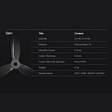 Dalprop  New CYCLONE T5143.5 3-Blade Propeller Durable PC 5inch CW/CCW Paddle 5mm Hole Explosion Resistant Freestyle for FPV RC Drone