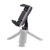 FEICHAO Universal Adjustable Tripod Mount Cell Phone Clip 1/4 Vertical Bracket Clip Clamp Holder 360°Rotation Cold Shoe Adapter