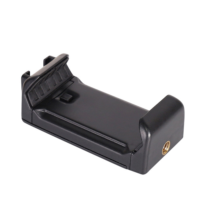 Universal Mobile Phone Clip Adapter with Cold Shoe 1/4 Screw Hole for Tripod Monopod Holder Clamp Bracket Stand Holder Mount