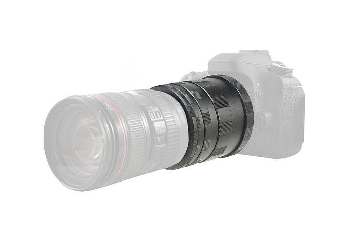 Camera Adapter Macro Close-up Mount Ring Lens Extension Tube Kit for Canon EOS for Nikon AI for Sony NEX for Fuji FX DSLR