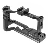 FEICHAO Aluminum M6 Mark2 Camera Cage Form-fitting Rig w Cold Shoe Mount for ARRI Handle for Canon EOS M6 Mark II Stabilizer