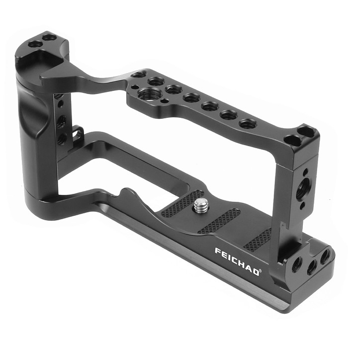 FEICHAO Aluminum M6 Mark2 Camera Cage Form-fitting Rig w Cold Shoe Mount for ARRI Handle for Canon EOS M6 Mark II Stabilizer