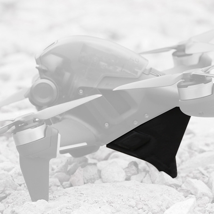 Sunnylife Battery Protective Cover & Heightening Heighten Landing Gear 2 IN 1 Soft Rubber For DJI FPV Drone Accessories