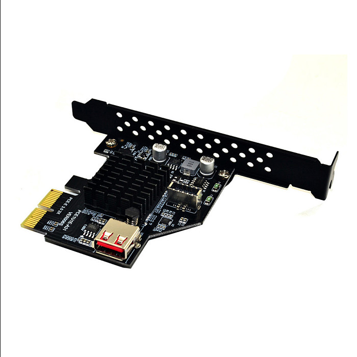 XT-XINTE ASM3142 Chip 10Gbps USB3.1 Gen 2 Type-E 20 Pin Expansion Card USB 2.0 PCI Express 3.0 X2 Adapter for Desktop PC Computer DIY