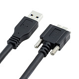 XT-XINTE USB3.0 Male to Micro B Male Cable Cord With M2 Lock Screws Mount Data Charge Cable 1.5m 2m 3m 5m for Industrial Camera