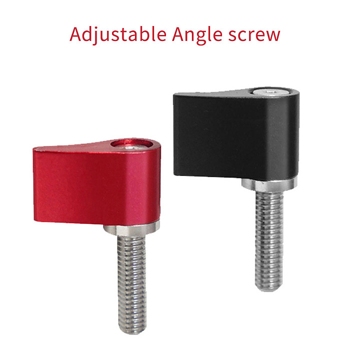 BGNing 2x Aluminum Adjustable M5x17mm M4 M6 Quick-release Locking Mount Flat Handle Screws Bolts Camera Photography Accessories