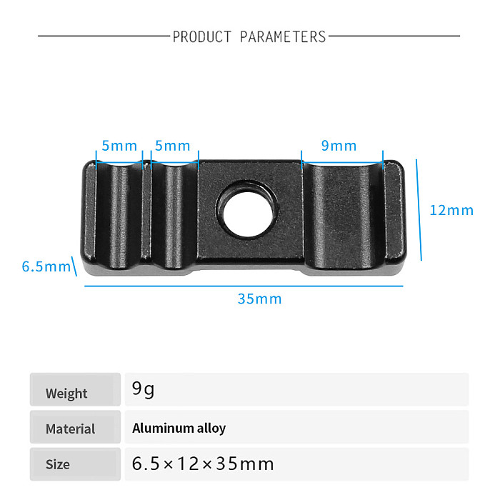FEICHAO BTL-EOS CNC Camera Cage Compatible with Canon EOS R5/R6 Camera