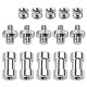 BGNing 1/4  3/8  B/E Screw Professional Internal External 1/4-1/4 1/4-3/8 Nut Cold Shoe Mounting Sets for DSLR Flash Photography