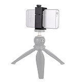 BGNing ABS Mobile Phone Clamp Tablet Fixing Clip Live Light Selfie Stick Phone Holder Desktop Bracket for Smartphone 