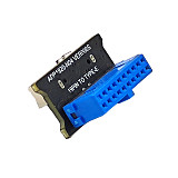XT-XINTE USB 3.0 Front 19PIN to USB 3.1 Gen 2 Type-C Front Panel Header Type-E 20 to 19 Pin Adapter for Computer Mainboard