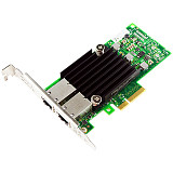 XT-XINTE 10Gb PCI-E Dual RJ45 Port Network Card Intel X550AT2 Chip with Low Bracket PCI ExpressX4 NIC Network Adapter for Server Support Windows 7/8/10/Server,UEFI, VMware