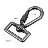 FEICHAO Camera Tripod 1/4  Screw Connecting Adapter Carabiner Hook Quick Release Set for Canon Nikon Sony DSLR Shoulder Sling Strap Belt