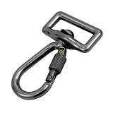FEICHAO Camera Tripod 1/4  Screw Connecting Adapter Carabiner Hook Quick Release Set for Canon Nikon Sony DSLR Shoulder Sling Strap Belt
