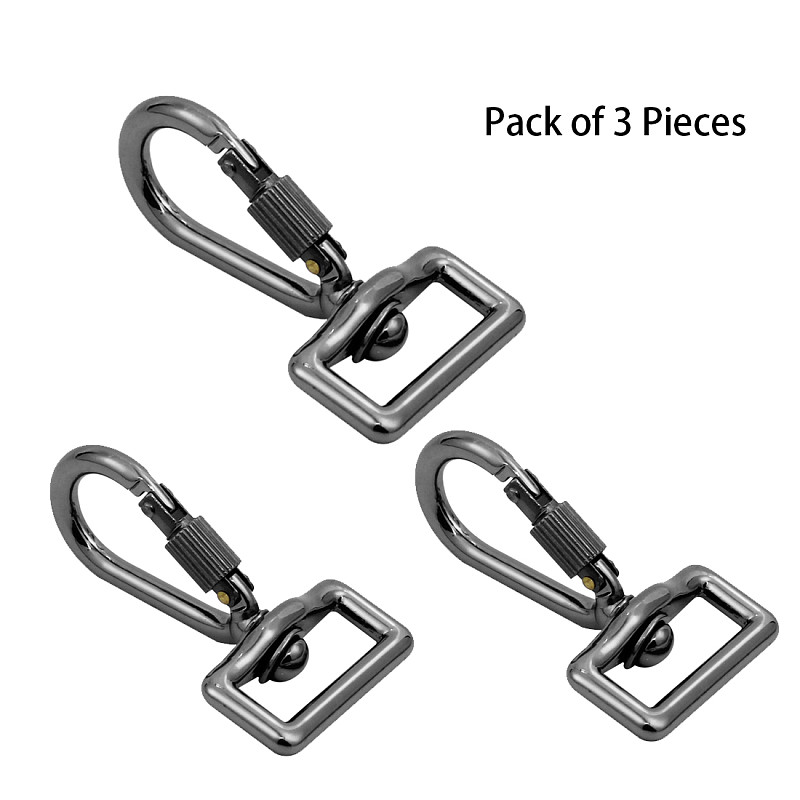 FEICHAO Camera Tripod 1/4  Screw Connecting Adapter Carabiner Hook Quick Release Set for Canon Nikon Sony DSLR Shoulder Sling Strap Belt