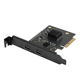 XT-XINTE PCIe HDMI-compatible Video Capture Card 4K60HZ 2K144 1080p240 PS5 Bulid-in PCIe Interface