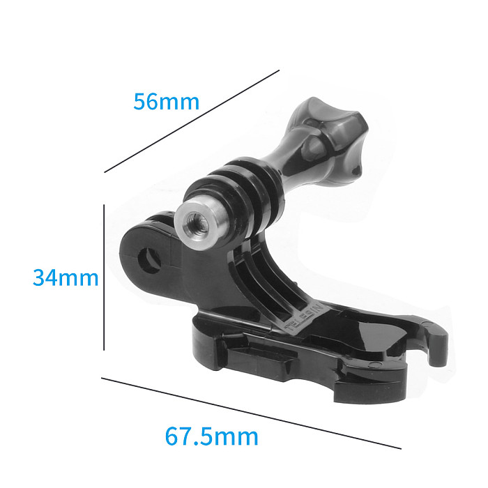 TELESIN Universal Aluminum Chest Strap Adjustable W/Screw Adapter For Gopro OSMO Action Camera