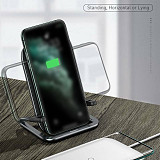 Baseus New Fast Charger 15W Qi Wireless Charger With USB Cable Stand Stabilizer For Phone