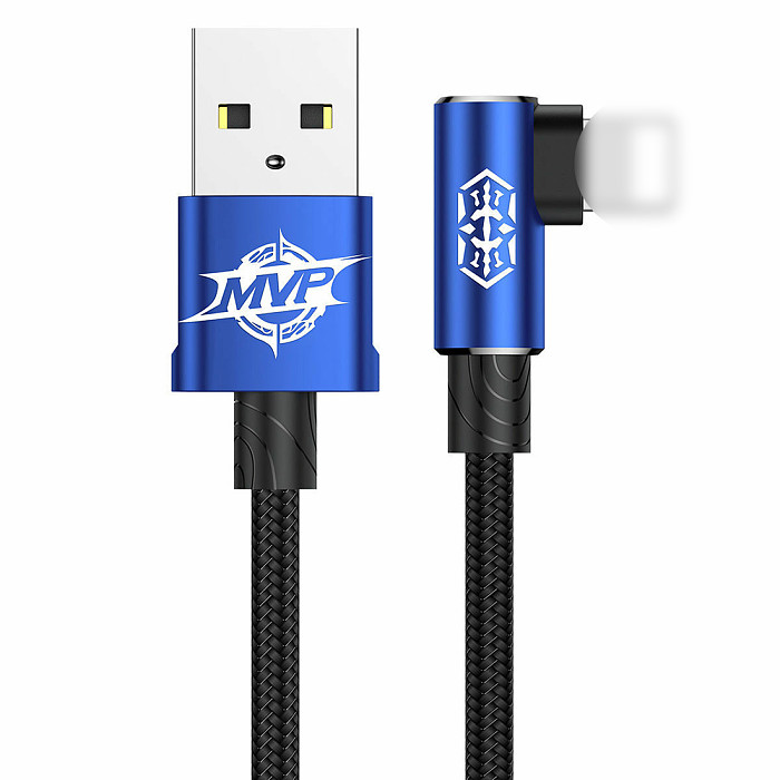 Baseus New MVP Elbow USB Cable Fast Charging Charger Date Line Cable For iPhone11 Pro X Xs