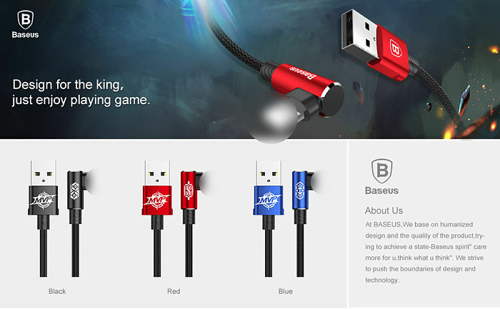 Baseus New MVP Elbow USB Cable Fast Charging Charger Date Line Cable For iPhone11 Pro X Xs