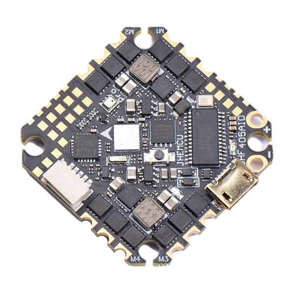 JMT GHF405AIO-HD 40A AIO Flight Controller F405 F4 Build-in OSD Blheli-S ESC 2-6S Lipo For RC FPV Toothpick Racing Drone