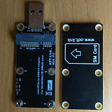 ADT-Link Mini-PCIe To USB2.0 Adatper For 3G/4G/5G/LTE WWAN Card With SIM Dual Card Slot High Speed mPCIE To USB 2.0 Riser Card