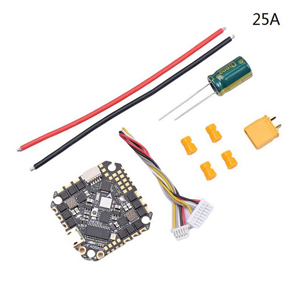 JMT GHF405AIO Pro 25A 45A Brushless FC Flight Controller for Toothpick Racing Drone F4 3-6S AIO BEC