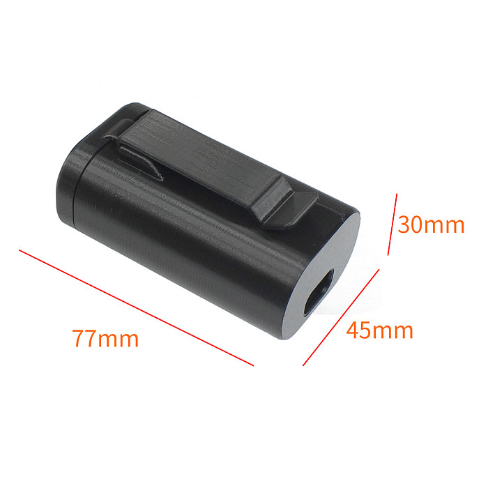 FEICHAO Belt Battery Storage Case Box Pocket Clip Holder for DJI FPV Goggles V2 Glasses Waist Buckle Hook Battery Accessories