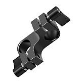FEICHAO 90 Degree Angled Vertical 15mm Rod Rig Clamp For DSLR Camera Rail Kit Support System For Follow Focus Photo Accessories