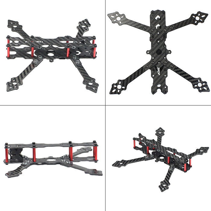 QWINOUT F4-V2 178mm Four-axis Drone FPV Racing Carbon Fiber Rack for 4inch Propelllers Quadcopter