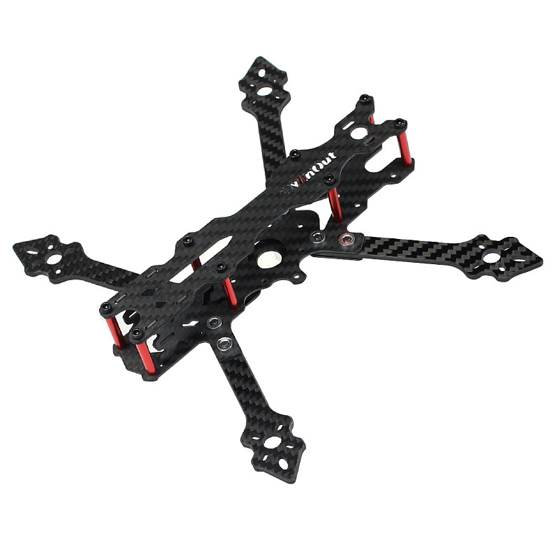 QWINOUT F4-V2 178mm Four-axis Drone FPV Racing Carbon Fiber Rack for 4inch Propelllers Quadcopter