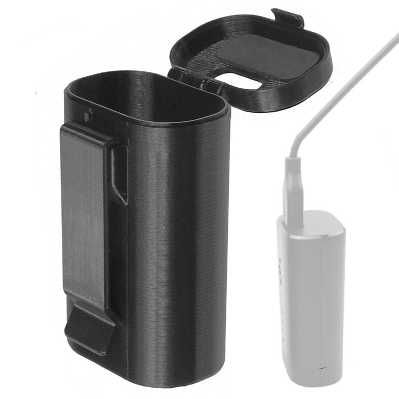 FEICHAO Belt Battery Storage Case Box Pocket Clip Holder for DJI FPV Goggles V2 Glasses Waist Buckle Hook Battery Accessories