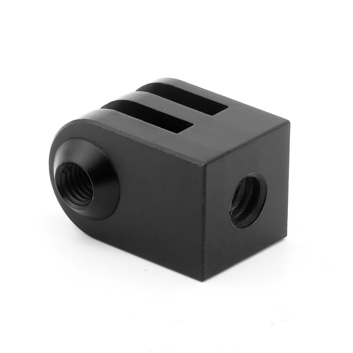 BGNing Aluminum LED Photography Light Adapter Connection Bracket for Insta360 ONE R/GOPRO9/8/MAX GOPRO/Osmo Action/EKEN/AKASO EK7000 4K Action Camera