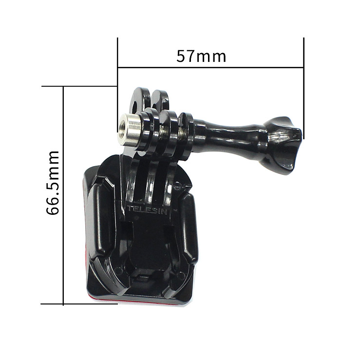 BGNING Helmet Paste Accessories Quick-Release Buckle Base Mount & Adhesive Sticker Camera Helmet Mount Flat Base with Screw for Gopro Hero4 5 Session 3+4/5/SJ4000/SJ5000