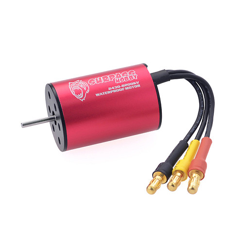 Surpass Hobby Waterproof Brushless Motor 2430 2435 2440 2445 Motor for Traxxas HSP 1 16 1