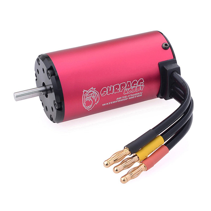 Surpass Hobby KK Waterproof 4076 5.0mm Brushless Motor 1550KV 1700KV 2000KV 2250KV for RC 1/8 Drift Racing Off-road Climbing Car