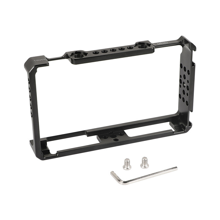 BGNing 7inch Monitor Form-fitting Cage Armor Bracket For FeelWorld LUT7 With 1/4 -20 Mounting Holes for LUT7S 7  Monitor