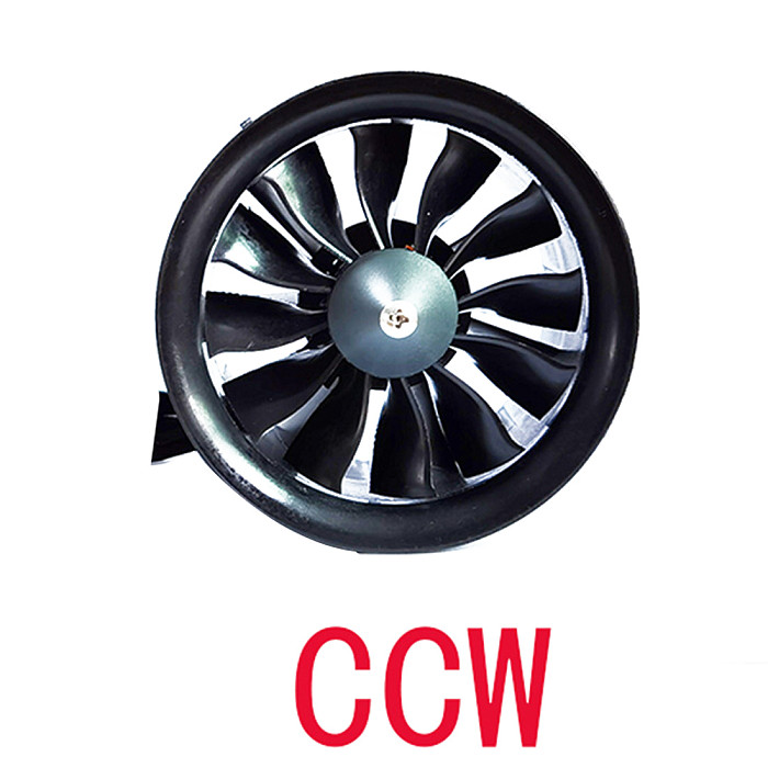Qx-Motor QF3027 70mm EDF (12) 12 Rotor Vane Fan Outer Brushless Motor 2200KV 6S for RC Airplane Accessories Model Airplane Drone