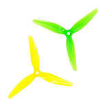 2Pairs HQProp Ethix S3 S4 5X3.1X3 5031 5inch 3-Blade Propeller Pink+Green Watermelon for FPV Racing Freestyle 5inch 4S 6S Drone