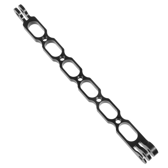 BGNing 220mm 160mm 100mm Aluminum Metal Extension Rod Helmet Mount Extension Arm Bracket Holder Stabilizer for Insta360 ONE R/GOPRO9/8/MAX GOPRO 4K Action Camera