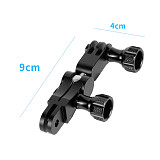 BGNing CNC Tripod Mount 360° Arm Magic Hand Extension Adapter Swivel Joint Helmet for Gopro Hero 9 8 7 6 5 for DJI Camera Accessories
